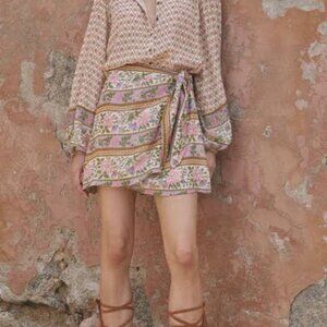 SPELL Sienna Wrap Skirt - Size Large NWT